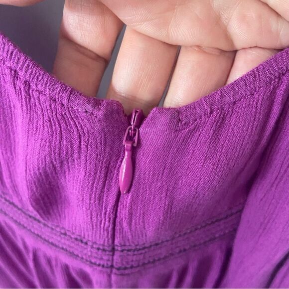 Ba&sh Nadja Maxi Sundress Magenta size 1 Small - Picture 9 of 13